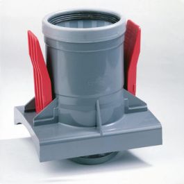 PVC Knevelinlaat zetting 250x125mm grijs
