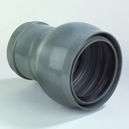 PVC Kogelkoppeling 125mm 2x mof