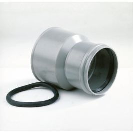 PVC Overgangsstuk - GY centrisch 125x157mm grijs