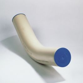 PVC Getrokken bocht 63mm KIWA PN8 45° crème