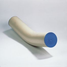 PVC Getrokken bocht 630mm PN8 30° crème