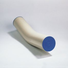 PVC Getrokken bocht 400mm KIWA PN10 22,5° crème