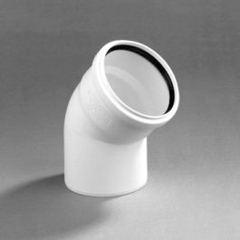 DykaStil Bocht 110mm mof/spie 15° wit