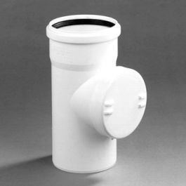 DykaStil Ontstoppingsstuk 75mm mof/spie wit