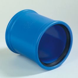 DykaSono PVC Overschuifmof 110mm 2x mof blauw