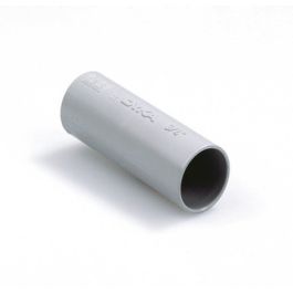 PVC Slagvaste sok 5/8" 2x mof grijs