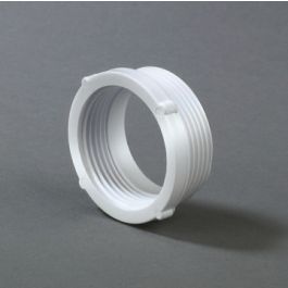 Mc Alpine PP Verloopring 1 1/2" x 1 1/4" buitendraad/ binnendraad wit