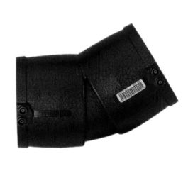 PE100 Knie SDR11 90mm 2x mof 30° zwart