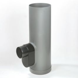 PVC Tegelpadschrobput onderbak 1-delig 250x125mm grijs H=766mm