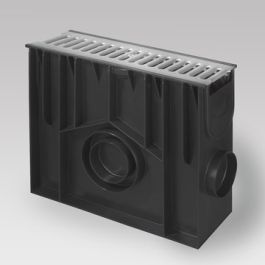 PE/PP Zandvanger Standard inclusief RVS rooster 419mm L=0,5m