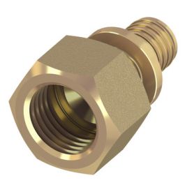 TECEflex Messing Overgangskoppeling schroefbus 32mm x 1" pers/ bidri