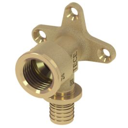 TECEflex Messing Muurplaat 20mm x 1/2" pers/ binnendraad H=42mm