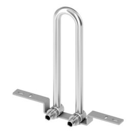 TECEflex MS Gesl aansluitunit - wandmontage 16mmxCu15 L=333mm