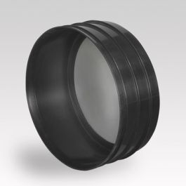 Ultra Kyma PP Afsluitkap DN300 mof zwart