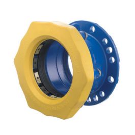AVK 633 GY SUPA MAXI Flensadapter DN40/50 48-71mm PN10 GAS geel