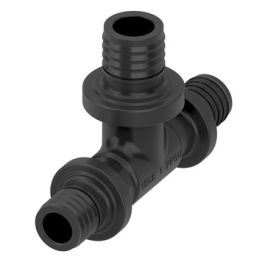 TECEflex PPSU Verloop T-stuk 25x16x25mm 3x pers 90°