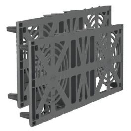 Duborain PP Rainbox Cube Channel eindplaten set