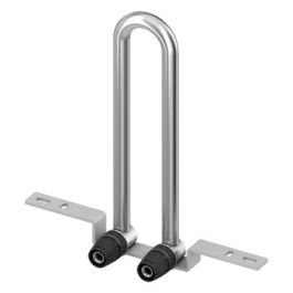 TECElogo Gesloten aansluitunit voor wandmontage vernikkeld 16mm