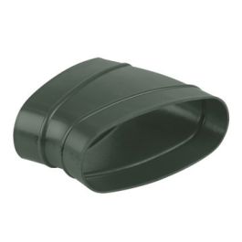 DYKA AIR Bocht ovaal 195mm 2x lijmmof 22,5° groen