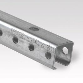 Vacurain Fix Montagerail 30x30mm L=5m