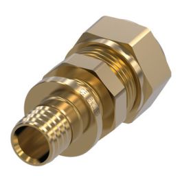 TECEflex Messing Overgangskoppeling 20x22mm pers/knel