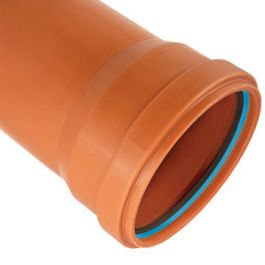 Solydo PP10 Buis SN8 110x4,2mm mof/spie roodbruin L=6m