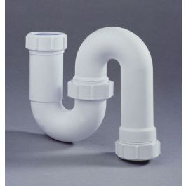McAlpine PP S-Sifon 32mm x 5/4" knel wit