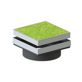 Varitank dekselset vierkant grasdekesel
