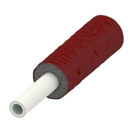 TECElogo Alupex Buis voorgeïsoleerd 9mm 16mm rood R=75