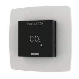 Duco CO2 Ruimtesensor zonder bediening RF/Wired zwart
