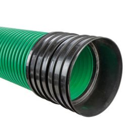 Ultra Kyma PP Buis ID250 SN8 mof/spie groen IT Kaal L=6m
