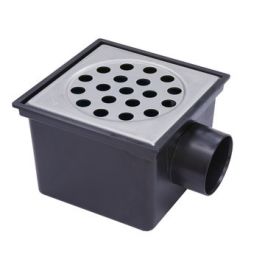 ABS Vloerput met RVS rooster nr. 403 200mm