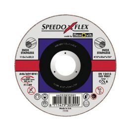 Flexovit doorslijpschijf SP A46/60V-INOX 115x1x22.2 BF41 THT
