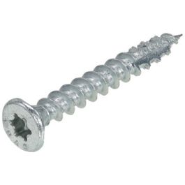 Dynaplus spaanplaatschroef [100x] - VZ - platkop - TX-30 - 6.0x120/70mm