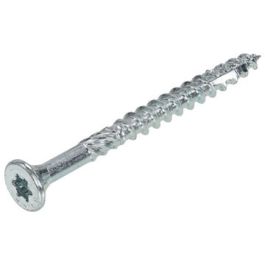 Dynaplus spaanplaatschroef [100x] - VZ - platkop - TX-30 - 6.0x80/42mm