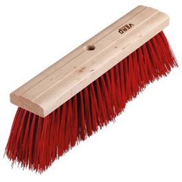 Vero bezem kunststof 410mm FSC 80 rood