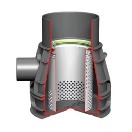Axedo kolkonderbak 300x125mm 10 ltr met alleen filter