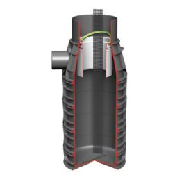 Axedo kolkonderbak 300x125mm 70 ltr met amfibieëntrap