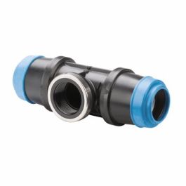 Hawle T-stuk nr. K 6520 25mm x 3/4" binnendraad 90° wit