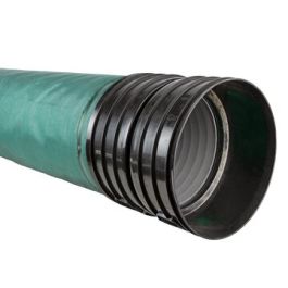 Ultra Kyma PP IT Buis DN250mm met geotextiel SN8 mof/spie groen L=6m