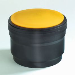 PE Steekmof met speciedeksel 40mm mof/spie zwart