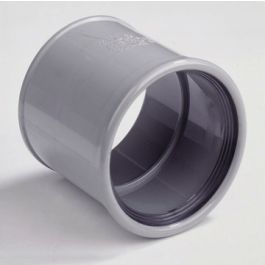 PVC Steekmof SN8 160mm 2x mof grijs