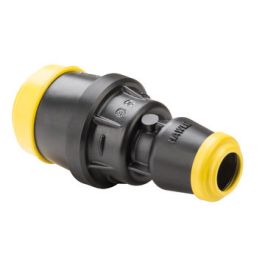 Hawle Verloopkoppeling nr. K 6335 40x32mm GAS zwart met gele ring