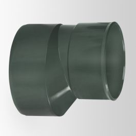 DYKA AIR Verloop excentrisch kort 160x125mm spie/lijmmof groen