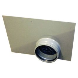 Duborain PVC Rainbox Cube aansluitplaat 250mm grijs