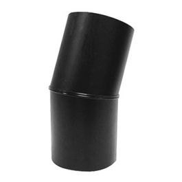 PE Bocht segment 125mm 15° zwart