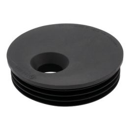 TPE Verloop 110x32mm verjongd spie/mof excentrisch zwart