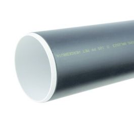PP-U3 3-laags Buis 125x3,9mm S16 KOMO zwart L=5m
