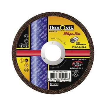 Flexovit doorslijpschijf A60V-BF41 125x1.0x22.23 THT - websh